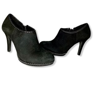 Antonio Melani Dante Ankle Boots Black Suede 6.5